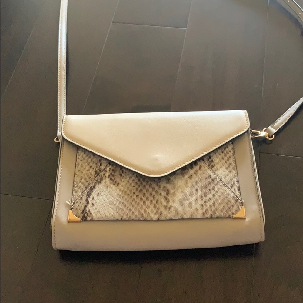 Snake print purse